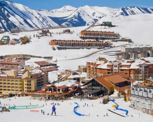 denver airport to Crested Butte Mountain ski resort